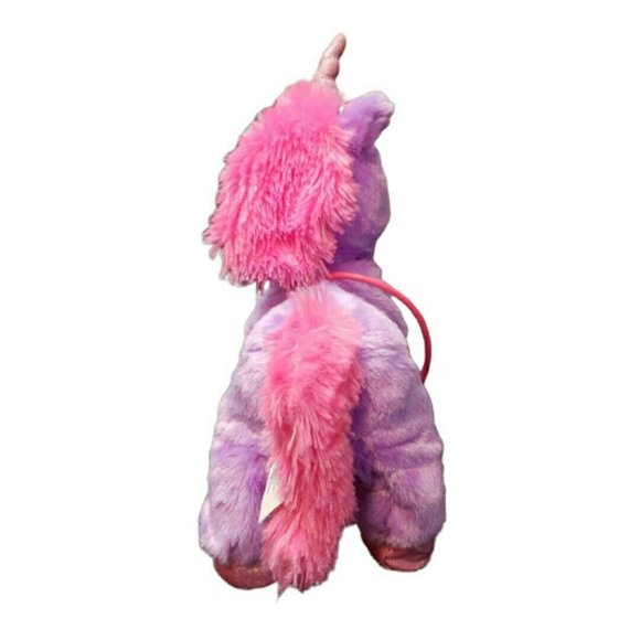 Kid Connection Walking Unicorn Pet Plush 10" Purple Pink Tested Works - Picture 5 of 7